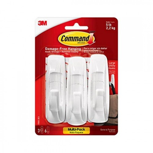 3M Command Large Hooks [17003-3]