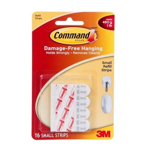 3M 17022P-16PK Command Small Refill Strips