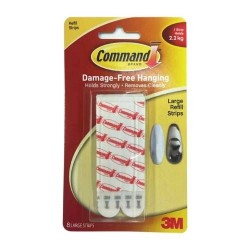 3M 17023P-8PK Command Large Refill Strips
