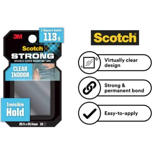 Scotch 410 Double-Side Mounting Tape Clear