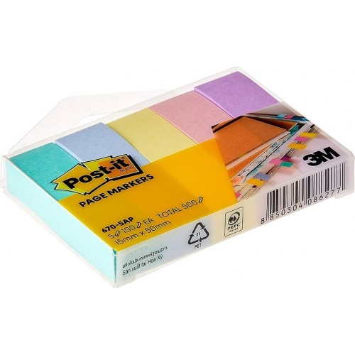 3M Post-it® Page Markers 670-5AN