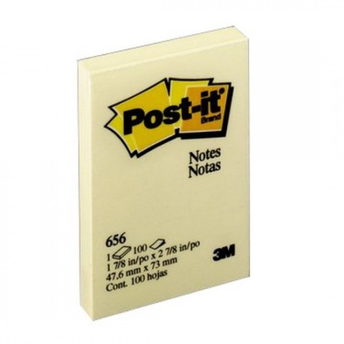3M 656 Post-it Note 2x3 Yellow