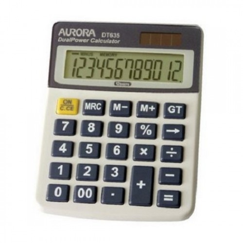 Aurora DT635 12-Digit Desktop Calculator