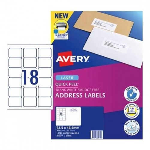 Avery L7161 Address Labels