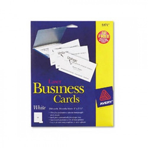 Avery 5371 Laser Business Cards (25 cards)