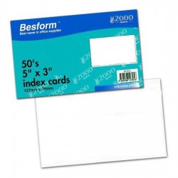Besform BPC53 Plain Card (3 Packs)
