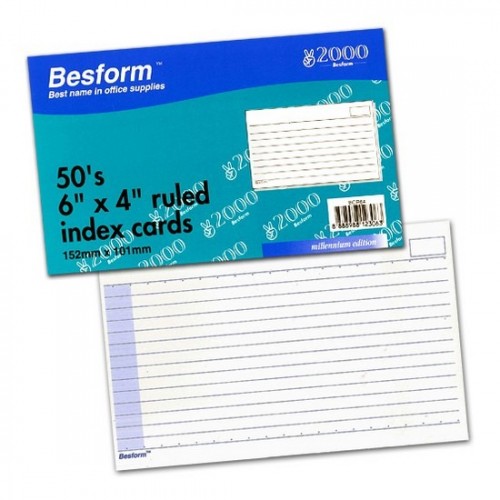 Besform BCR64 Ruled Card