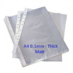 11-Hole Sheet Protector/ Copy Safe Pocket (A4) 0.1mm - Thick (Box)
