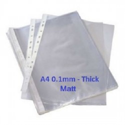 11-Hole Sheet Protector/ Copy Safe Pocket (A4) 0.1mm - Thick (20s)