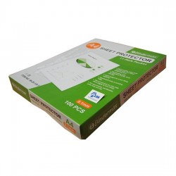 11-Hole Sheet Protector/ Copy Safe Pocket (A4) 0.1mm - Thick (Box)