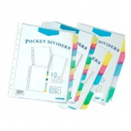Bindermax 5 tab Pocket Dividers