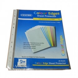 11-Hole Sheet Protector Colour Edge 0.06mm (20s)