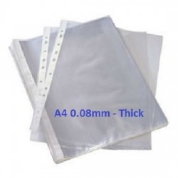 11-Hole Sheet Protector 0.08mm - Thick (20s)
