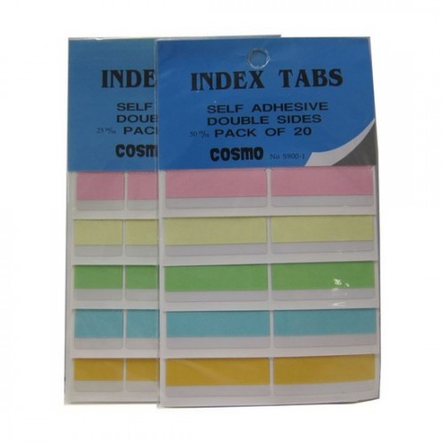 Cosmo Plastic Index Tab