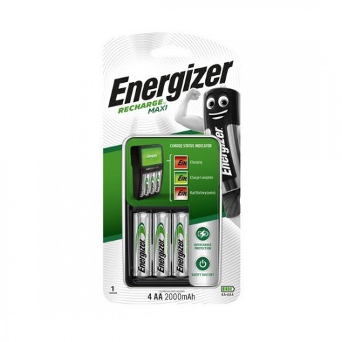 Energizer CHVCM4 MAXI Charger and Battery 4AA 2000mAh
