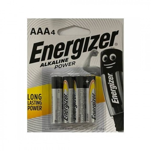 Energizer Alkaline Battery AAA (4s/pk)