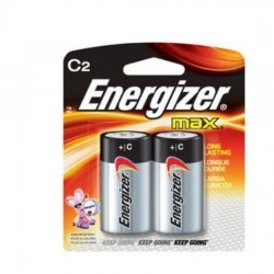 Energizer Alkaline Battery E93 BP2 Size C