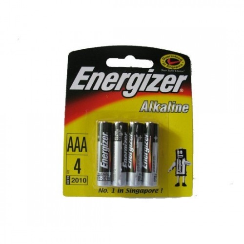 Energizer Alkaline Battery AAA (4s/pk)