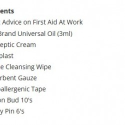 First Aid Medi Kit for General Use