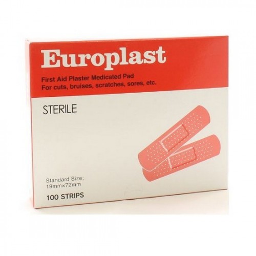 Europlast Plaster Strips 100s