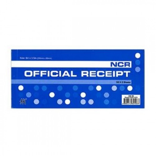 Official Receipt Book NCR