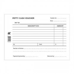 Petty Cash Voucher Pad