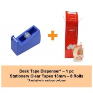 [Bundle] Desk Tape Dispenser | Box of Stationery Tapes