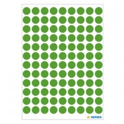 Herma 1835 08mm Col Dots - D.Green