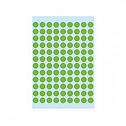 Herma 1845 08mm Col Dots - Green