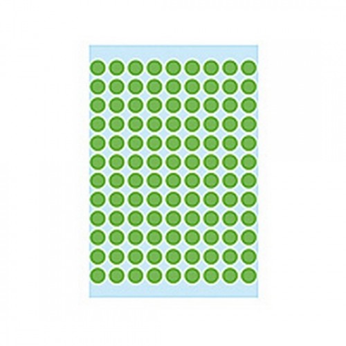 Herma 1845 08mm Col Dots - Green