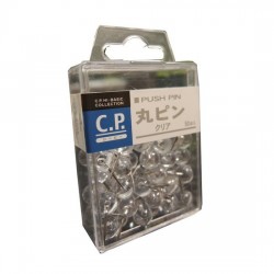 Lemon 885721 Round Push Pin Clear LS10