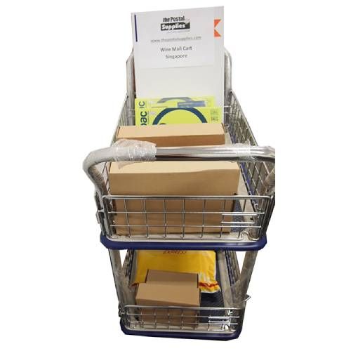 2-tier Platform Trolley with Baskets NB-127 (Mail Cart)