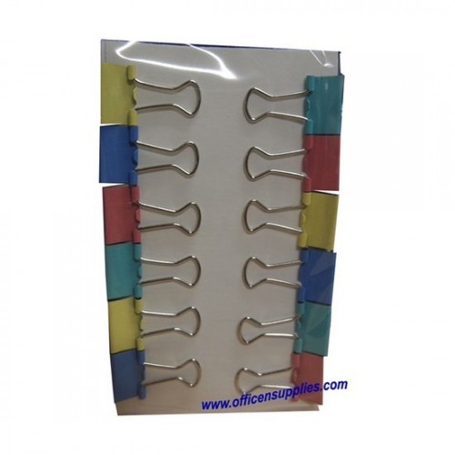 Colour Binder Clips 15mm (12 pcs) Colour Binder Clips 15mm (12 pcs)