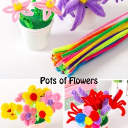 DIY Chenille stems/Pipe cleaners/ Soft, Fuzzy Coated Wire  