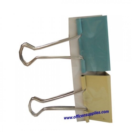 Colour Binder Clips 51mm (2 pcs)