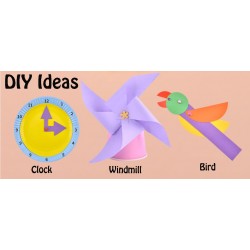 DIY Coloured Flower Head fastener for craft