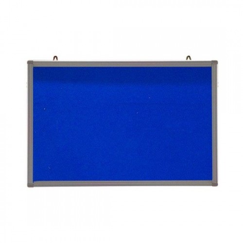 1200 x 900mm Free P&P Amazing Quality! Staples Aluminium Frame Blue Felt Board 