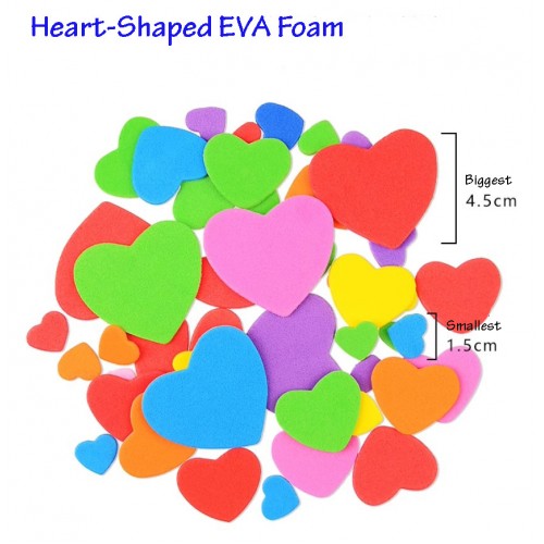 DIY Self-Stick Eva Foam Shapes for Craft