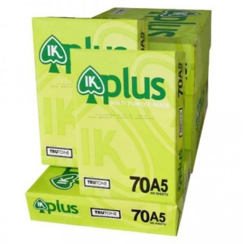 A5 70gsm IK Plus Copier Paper (10 reams per box)