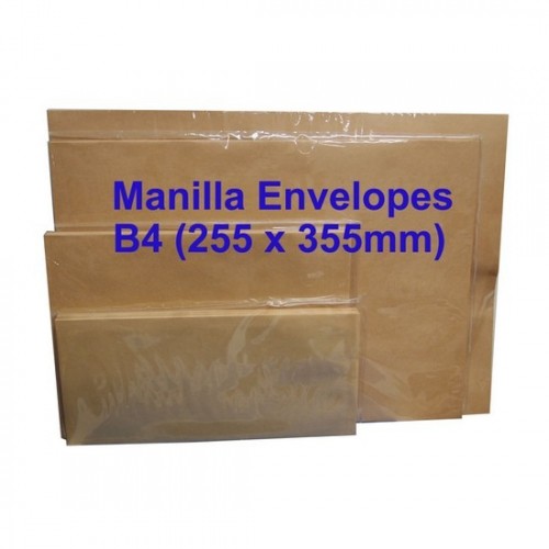 Envelope B4M 10X14 Manilla (10s)