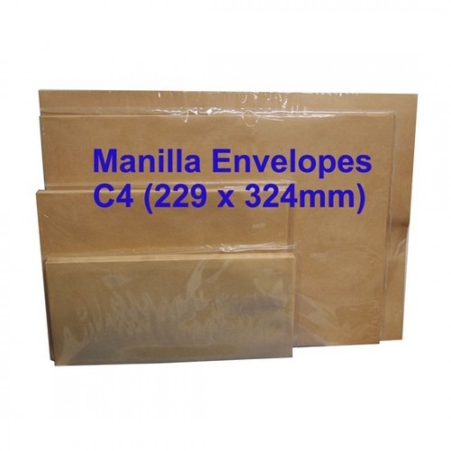 Envelope C4M 9X12-3/4 Manilla (10s)