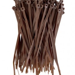 Nylon Cable Tie - Brown 3x100mm