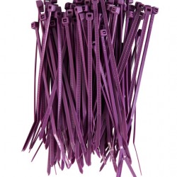 Nylon Cable Tie - Purple 3x100mm