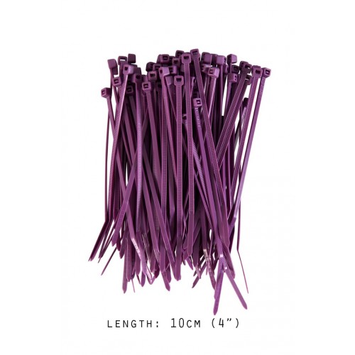 Nylon Cable Tie - Purple 3x100mm