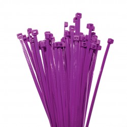 Nylon Cable Tie - Purple 3x100mm