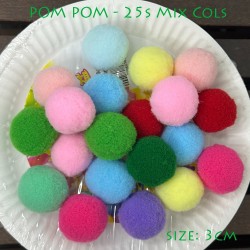 DIY Pom Pom Balls for Craft D3
