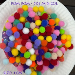 DIY Pom Pom Balls for Craft D1
