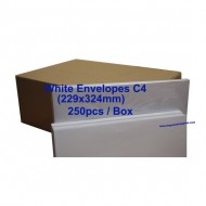 Envelope C4W 9X12-3/4 White (box)