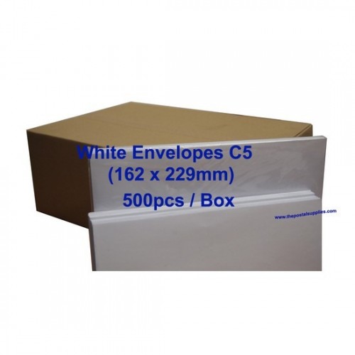 Envelope C5W 6-3/8X9 White (box)