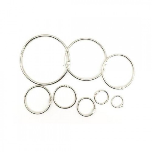 Metal Card Ring 48mm - 5pcs